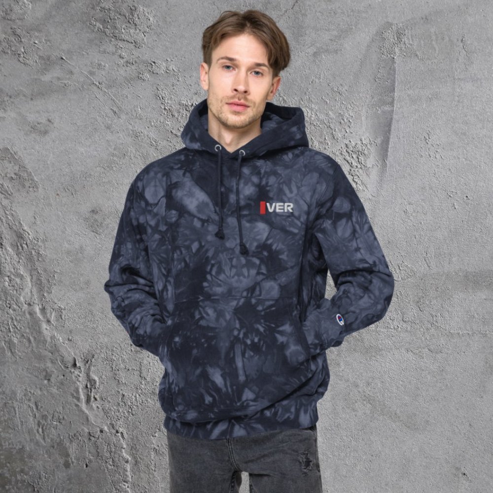 F1 Max Verstappen-Inspired Tie Dye Hoodie Embroidered - Picture 3 of 4
